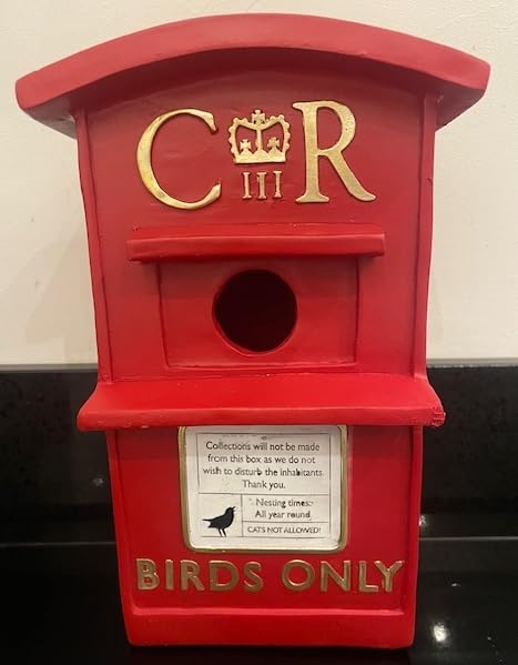 Creative Products Post Box Bird House, Garden Nesting Box