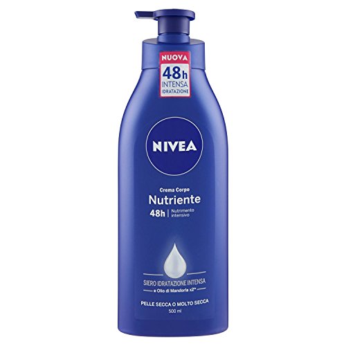 NIVEA Crema Corpo Nutriente - Nutrimento Intensivo, Idratazione Profonda E A Lunga Durata, 500 Millilitro