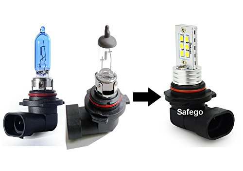 Safego COPPIA 9005 HB3 LED fendinebbia lampada