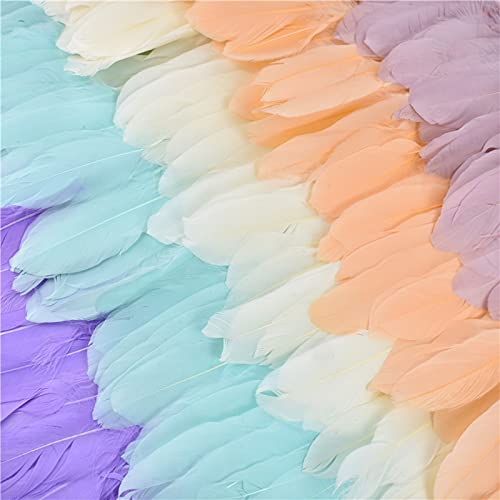 10 Metri Piume D'Oca Trim Accessori Artigianali Piume di Cigno Bianco Frange Ribbon Carnival Plumas Dress Decoration