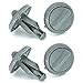 ZYNCUE Lot de 2 clips de fixation en plastique gris pour coffre arrière de Juke F15