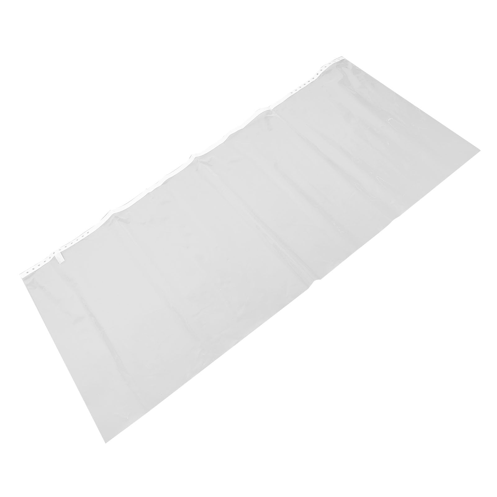 SIXRUN Rideau de Douche Transparent, Matériau EVA Imperméable à l'eau, Doublure de Rideau de Douche Réglable avec Crochets pour Le Bain des Animaux Domestiques, Salle de Bain des Enfants 76,77 X