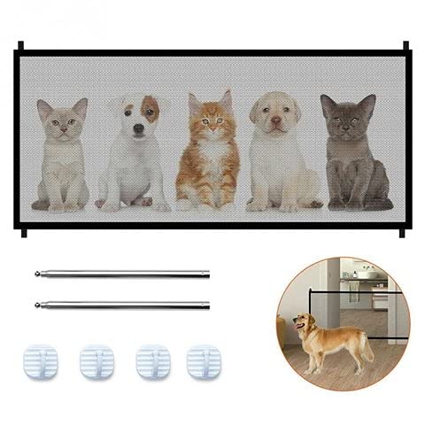 Tela Grade De Porta Cachorro Rede Pet Caes Cao Criancas Pare reforçadp