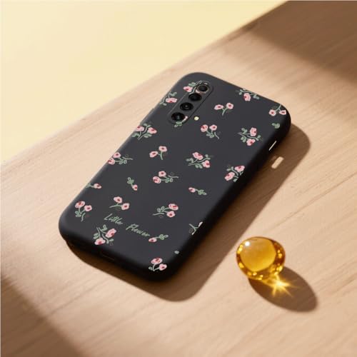 Compatible con Realme X50 5G/Realme X3 SuperZoom Funda TPU y Silicona con Pequeñas Flores Aromáticas