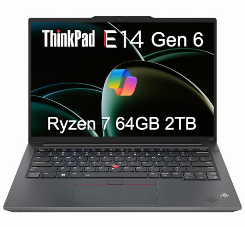 Lenovo ThinkPad E14 Gen 6 rWlXm[gp\R (14C` FHD+ A`OAAAMD Ryzen 7 7735U (> Intel i7-1355U)A64GB RAMA2TB SSD)AobNCgAwA[dAW