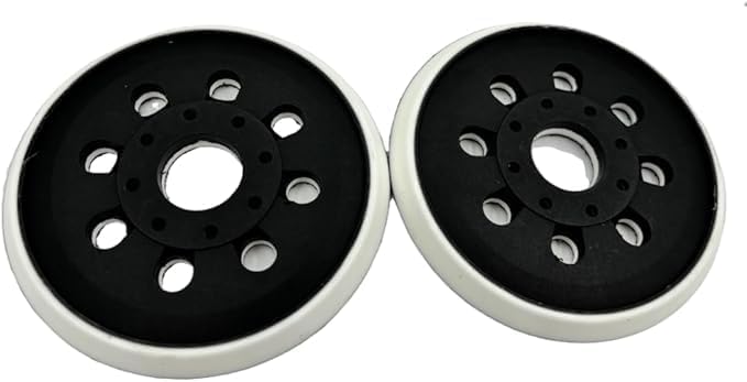 #RS038-2PK Pack of 2 5" Soft Hook & Loop Backing Pads Fits Sander ROS65VC Durable Replacement Parts New Compatible with Bosch