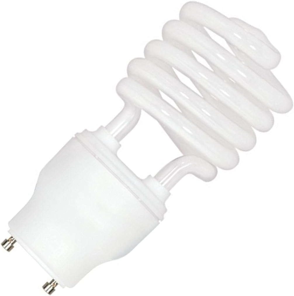 Satco 08232 - 23W CFL T2/GU24/3500K/120V/1PK S8232 Twist Style Twist and Lock Base Compact Fluorescent Light Bulb