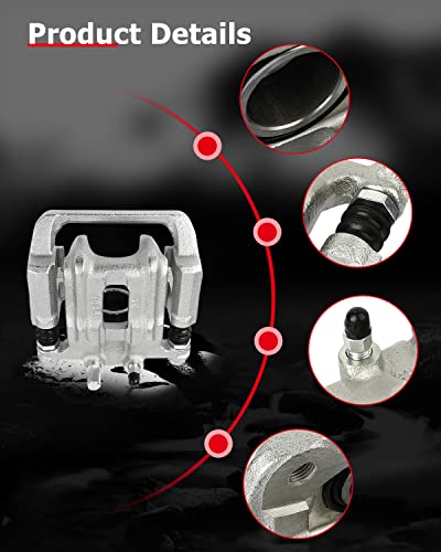 Image of cciyu 19B6886 19B6887 Rear Left & Right Brake Calipers With Bracket For Acura For RDX 2013-2018,For Honda For Crosstour 2012-2015,For Honda For CR-V 2007-2016 Driver & Passenger Side