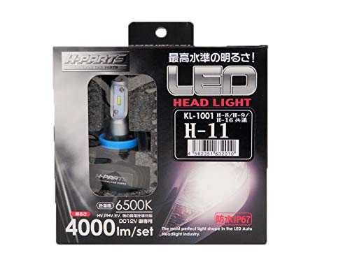 Amazon | ケーパーツ(K-PARTS) LEDヘッドライトバルブ H8/H9/H11/H16