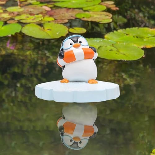 Figurine de pingouin en résine pour décoration de jardin extérieur - 5