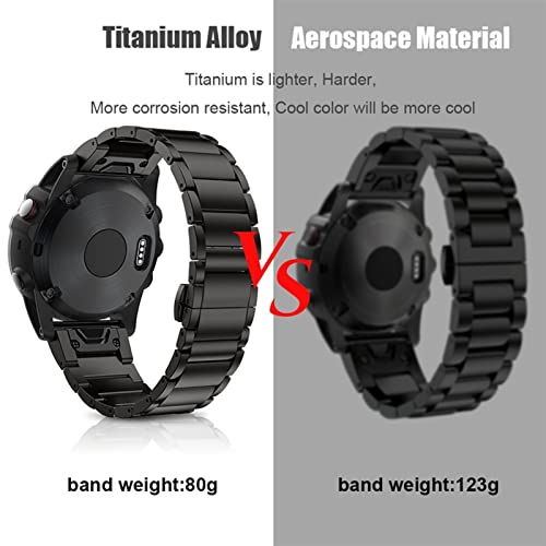 Bracelet montre Garmin Fenix 7X 6X alliage agate antichoc - 5