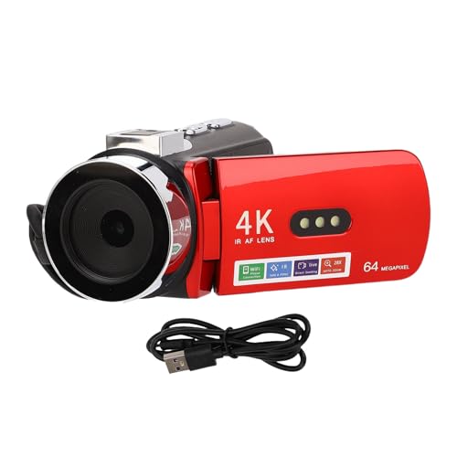 Caméra Vidéo 4K et caméscope WiFi Vlog 64mp Tbest avec un écran rotatif à 180 degrés - 6