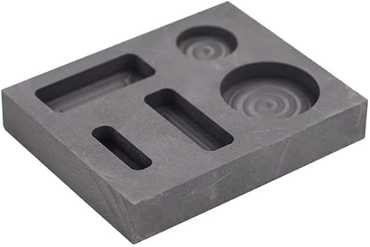 graphite ingot mold graphite casting ingot mold metal purification scrap mold graphite ingot crucible mold molten graphite ingot mold high purity refined graphite ingot mold with handle