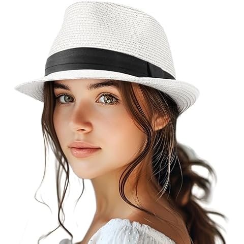 OUTDOOR SHAPING Packable Straw Fedora Hat Cover