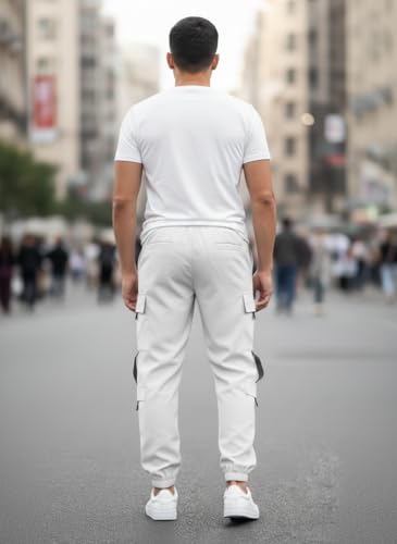 Image of Mack Jonney Men's Solid Joggers | Solid Design | Regular Fit | Casual & Athleisure Wear |Pack of 1-MMJ-79