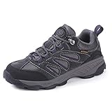  TFO Damen Trekking & Wanderschuhe Atmungsaktive Walkingschuhe Sport Outdoor Schuhe mit Gedämpfter Sohle, Hellgrau, 39 EU
