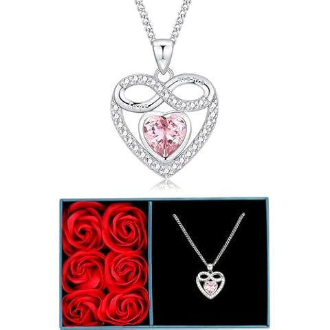 TIZU Valentines Day gifts for Mom - 14K Gold Plate Mom Necklace Birthday Mothers Day Jewelry Gifts for Women Mom Grandma Wife with Gift Box Cover