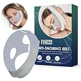 Mentonnière Réglable Anti-ronflemen, Professionnel et Efficace ceinture anti ronflement,...