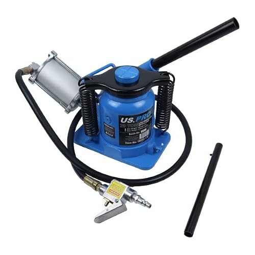 Image of US PRO Air Hydraulic Bottle Jack Low-Profile 20 Ton Lifting Ram Car Van Truck Heavy