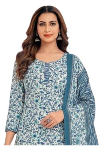 Image of Yashika Unstiched Crepe dress materials | Crepe Salwar Suit for women with dupatta | suit material for women unstitched
