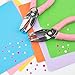 Heart Shape Hole Handhold Single Paper Punch for Paper and Crafts, 1/4 inch Puncher with Pink Soft Thick Silicone Cover