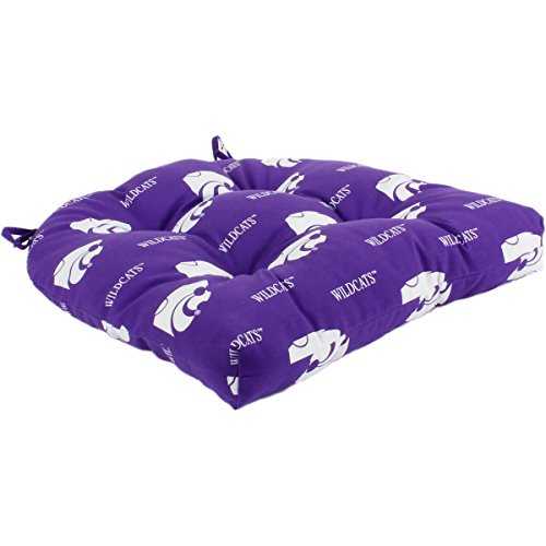 Image of College Covers Everything Comfy Kansas State Wildcats Indoor Outdoor Seat Cushion Patio D Cushion