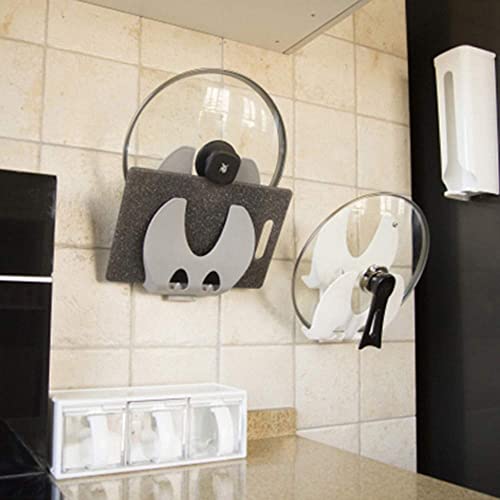 Support couvercle marmite ventouse plastique A pour micro-ondes