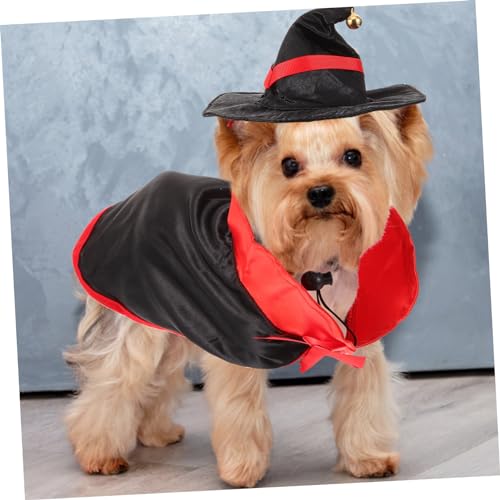 Disfraz Halloween para Perros con Capa y Diadema de Cuernos miniatura 6