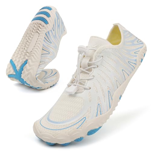 Baofular Barefoot Zapatillas Minimalistas Hombre Mujer Calzado Minimalista Descalzos Zapatos De Agua Ligero Transpirable Antideslizante Para Playa Blanco Azul 41 Eu Baofular Barefoot Zapatillas Minimalistas Hombre Mujer Calzado Minimalista Descalzos Zapatos De Agua Ligero Transpirable Antideslizante Para Playa Blanco Azul 41 Eu