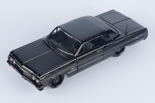 Motor Max 1:24 Chevrolet Impala 1964 Hardtop Negro miniatura 5