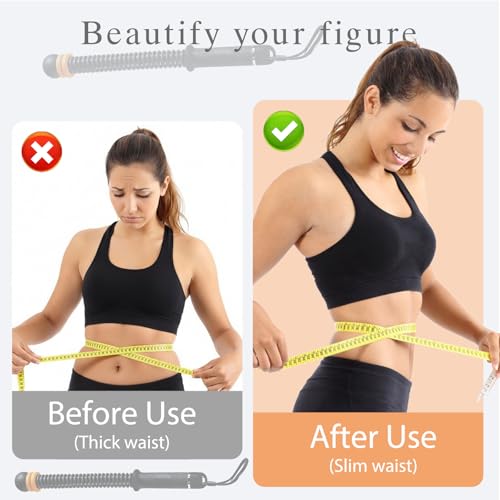 Ropeless Battle Ropes, Portable Cordless Battle Ropes with Sliding Weight Rings for Customizable Intensity, Home Training Kit with Storage Bag, Spring Stick for HIIT Strength & Muscle Training — view 4