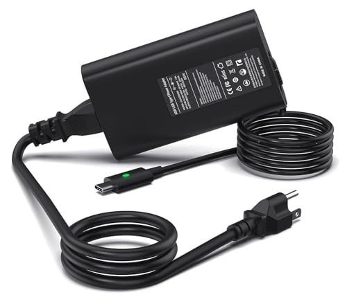 65W USB C Laptop Charger Dell, Computer Power Adapter Replacement for Dell Latitude 5420 5520 Series Dell XPS 12 9250, XPS 13 9350 LA65NM170 2YKOF Dell Type C Ac Adapter Power Cord