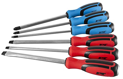Performance Tool W1740 6Pc Go-Thru Screwdriver Set #TOP25