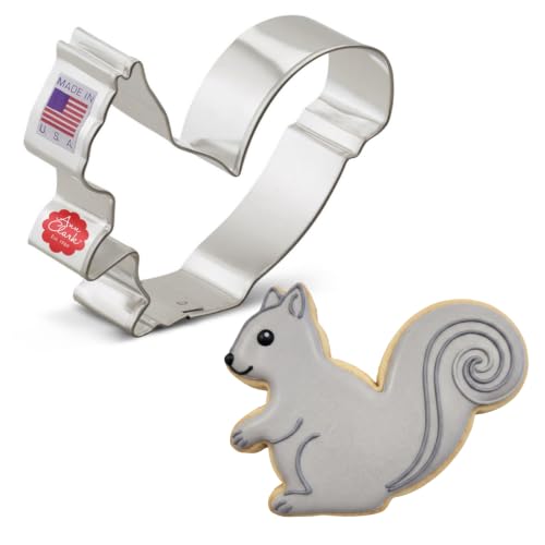 Ann Clark Squirrel Cookie Cutter, Made in USA