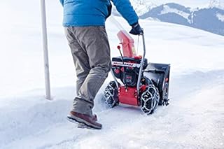 AL-KO Benzinschneefräse 560 II Snowline (4.0 kW, 182 ccm, 56 cm Räumbreite, Einzugshöhe 30 cm, drehbarer Auswurfschacht, Radantrieb mit 5 Vorwärts- und 2 Rückwärtsgängen, Luftbereifung)