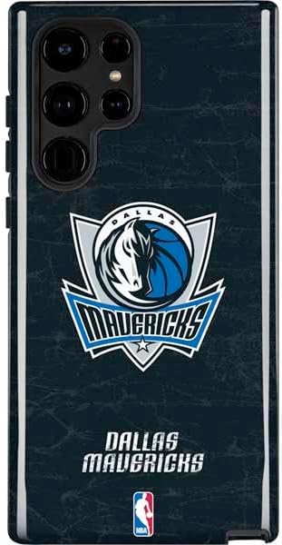 Skinit Impact Phone Case Compatible with Galaxy S25 Ultra - Officially Licensed NBA Dallas Mavericks Standard - Blue Design