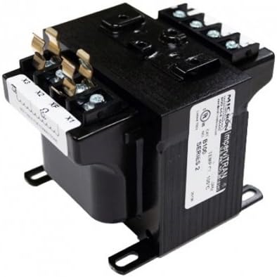 Micron B100MBT13XK Control Transformer, 100VA, 1Ph, 208/230/460Pri - 115Sec, Open Type