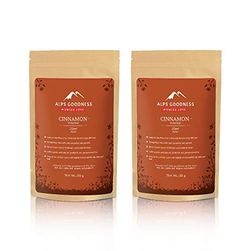 Alps Goodness Cinnamon Powder (50 g, Pack of 2) - Hair Pack Powder for Reducing Split-Ends and Manageable Hair - 100% Pure & Natural