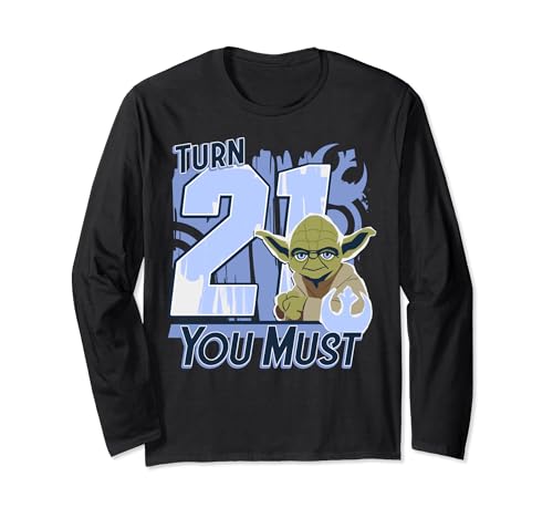 T-shirt Star Wars Yoda confortable pour soirée d'anniversaire 21 ans