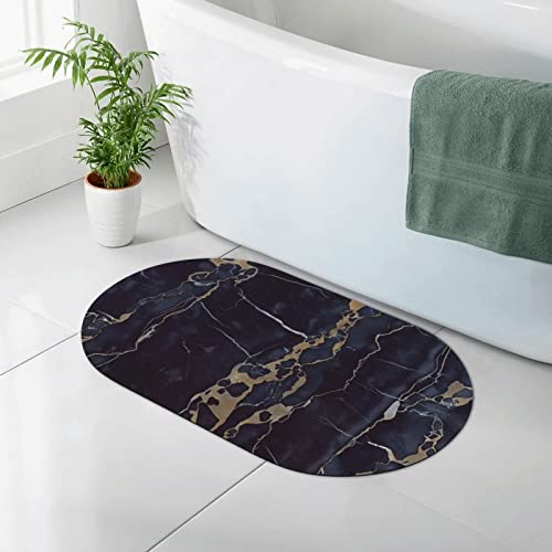 CARRDKDK Tappeto da bagno con motivo marmorizzato, antiscivolo, adatto sotto la porta, tappetino da bagno per doccia, vasca da bagno, doccia, lavandino (50 x 80 cm)