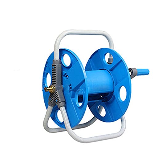 FYZLOIPU Caja De Carrete De Manguera De Jardín Construida para Exteriores, Que Lleva Un Escondite Flexible con Manivela para La Limpieza del Patio del Automóvil, Granja Y Patio,B