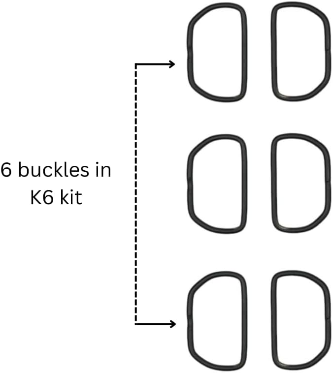 Z ONE Knee Brace Replacement Kit for K6 includes extra pads and straps to keep your brace comfortable, secure, and in optimal condition