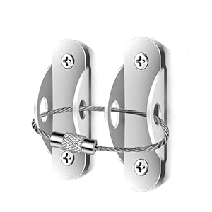 Generic Möbel-Sicherheitsgurte Kippschutz-Set Stahlseil