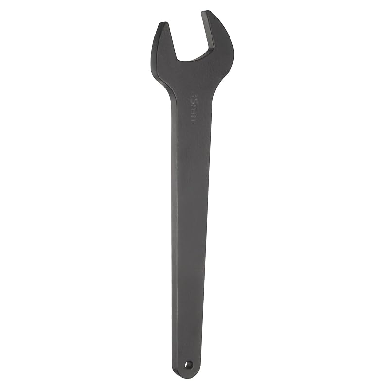 Chave de Boca de Ponta Única 35 mm HARFINGTON com Ângulo de 15°, Aço-Carbono, Haste Reta