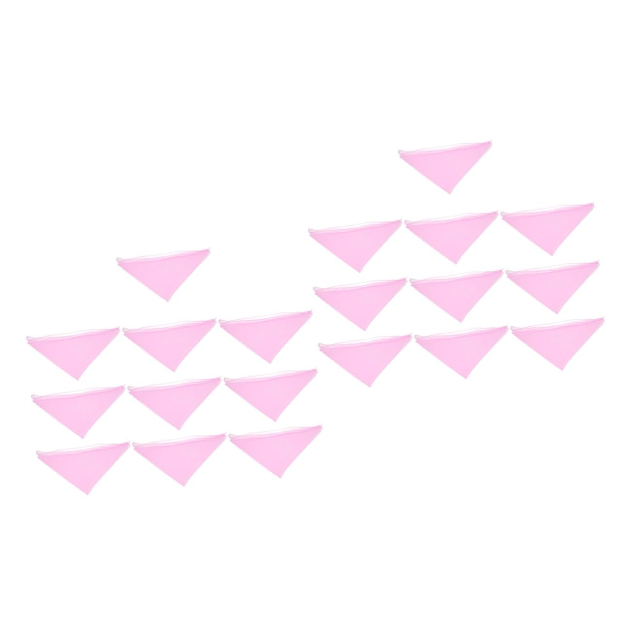 TENDYCOCO 20 Pcs Silk Scarf Square Veil Face Silk Scarves Daily Outfit Accessories Portable Silk Scarves Plaid Scarves for Play Children Dance Scarves Veil Silky Scarf Square Scarf