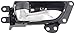 Dorman - HELP 79868 Interior Door Handle Chrome Lever Front Left Black Housing