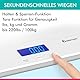 Adamson A50 Tier- und Babywaage - Tierwaage für Katzen, Hunde, Kaninchen, Welpen, Kleinkinder, Erwachsene - Baby waage Digital - Für Neugeborene Babys - Bis zu 100 kg