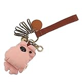 TINEASUR Llaveros De Color Rosa Con Hebillas Colgante De Bolsa y Accesorio Para Automóvil Para Ocasiones Especiales