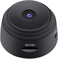 Vista 6 de Mini cámara de seguridad espía de 360 grados, alimentada por USB, negro