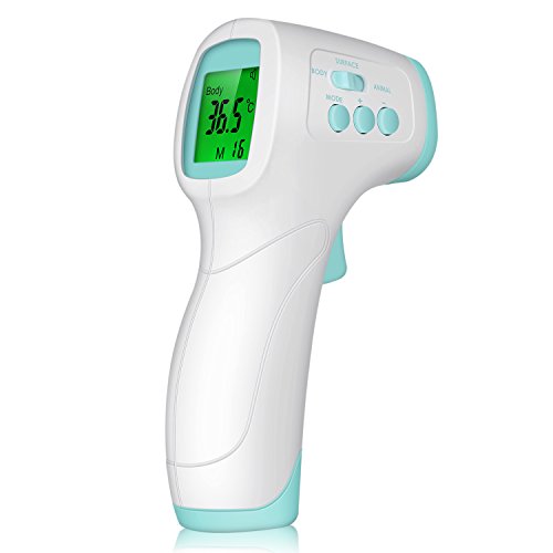 INTEY Forehead Thermometer, No Touch Infrared Thermometer for Body, Animal and Surface, Accurate Fever Digital Baby Thermometer, Health Thermometer